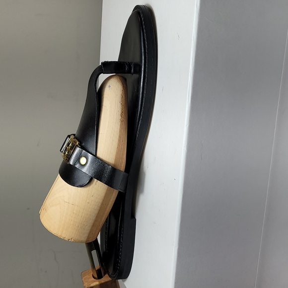 BCBG Athena black leather with gold hardware size 8.5M - Picture 4 of 8